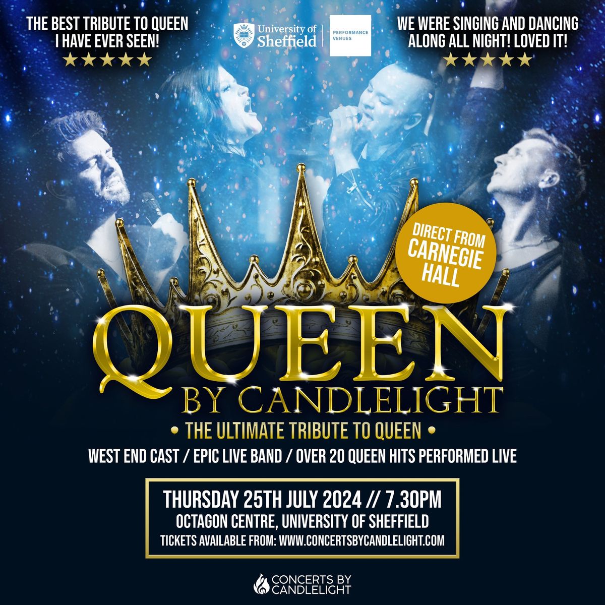 Queen By Candlelight At The Octagon Centre, Sheffield