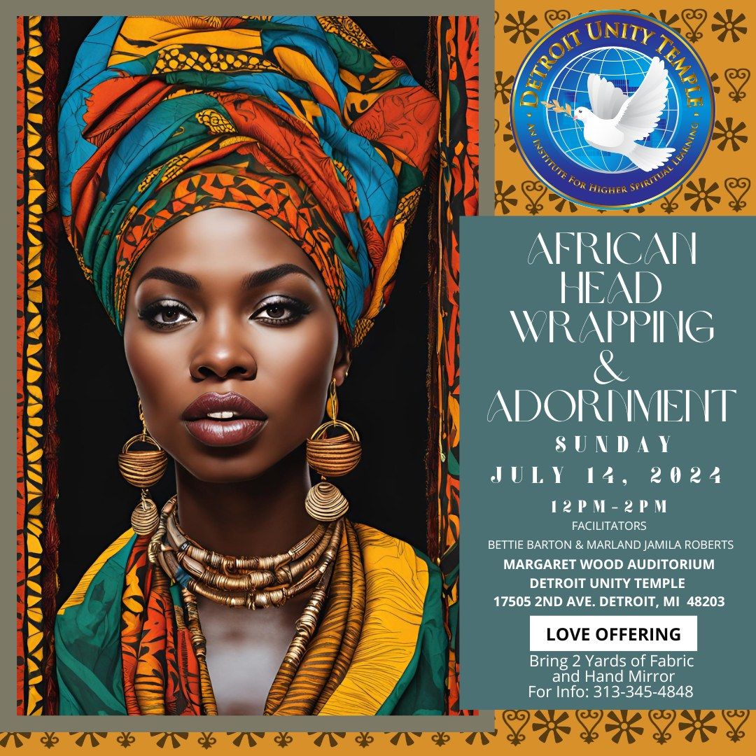 African Head Wrapping and Adornment