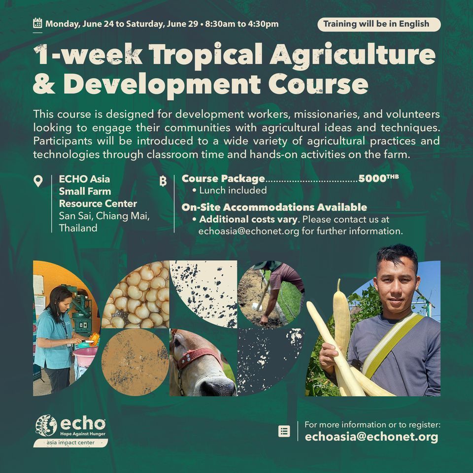 Tropical Agriculture & Development Course