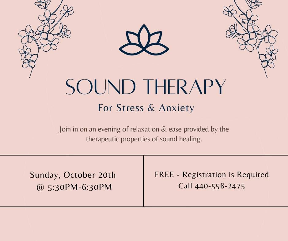 Sound Therapy For Stress & Anxiety