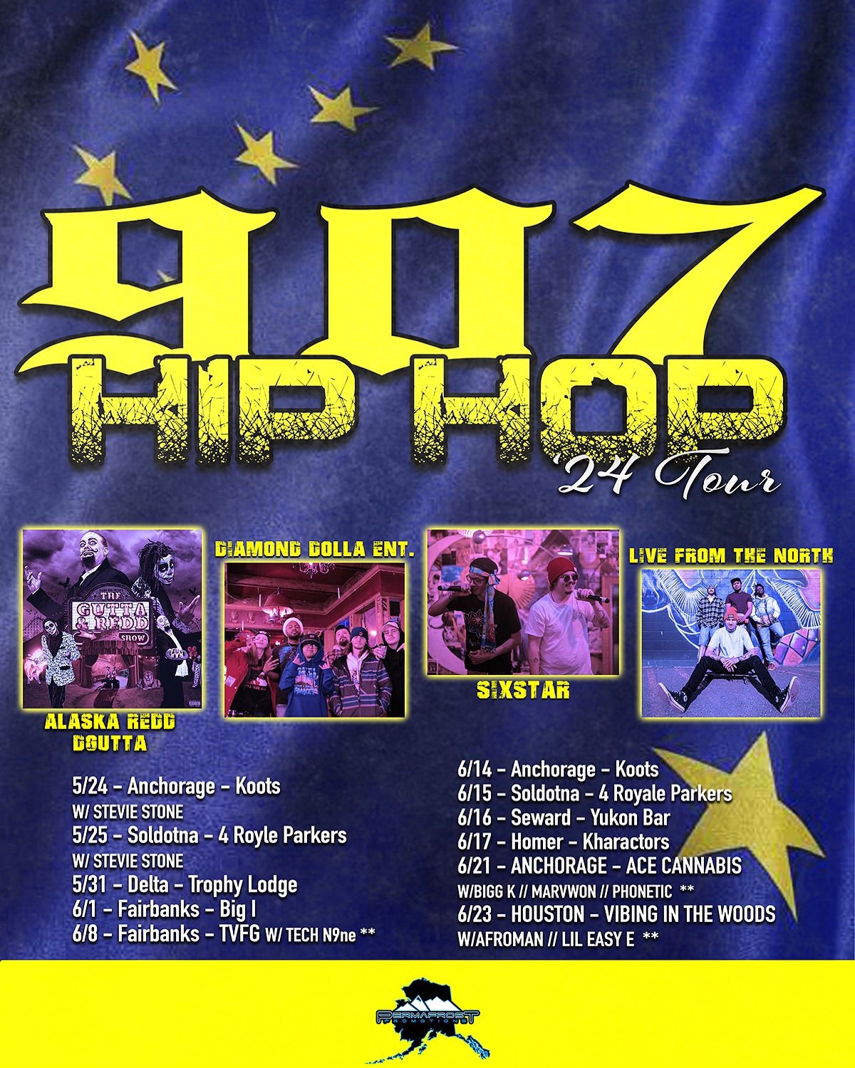 Alaska Redd's 907 HIPHOP 24' Tour
