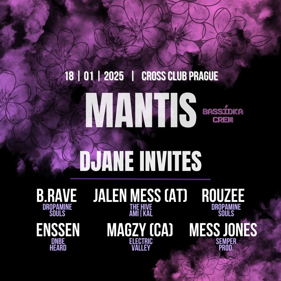 Mantis DJane invites \ud83c\udf80 | 18.01.2025 | Cross Club 