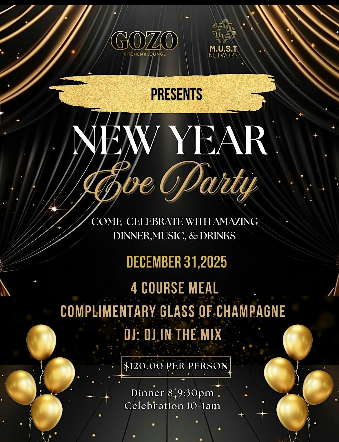 Gozo presents new year eve party