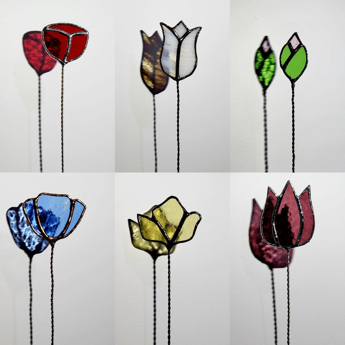 Stained Glass Stemmed Flower Workshop 