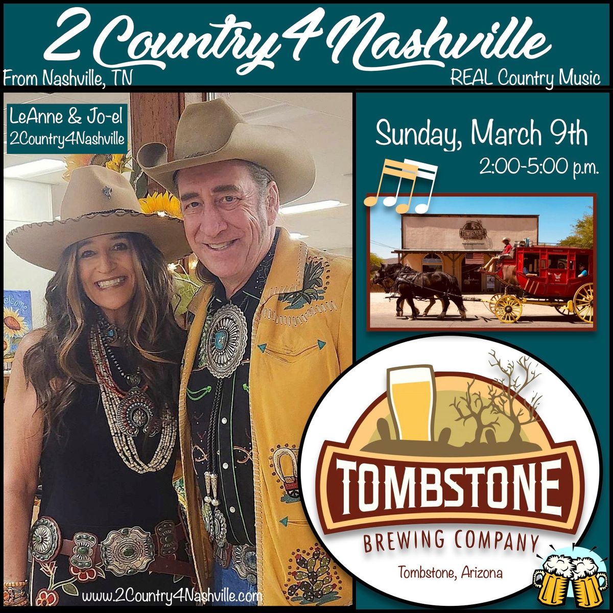 Too Country For Nashville - 2C4N @ TBC - Tombstone!