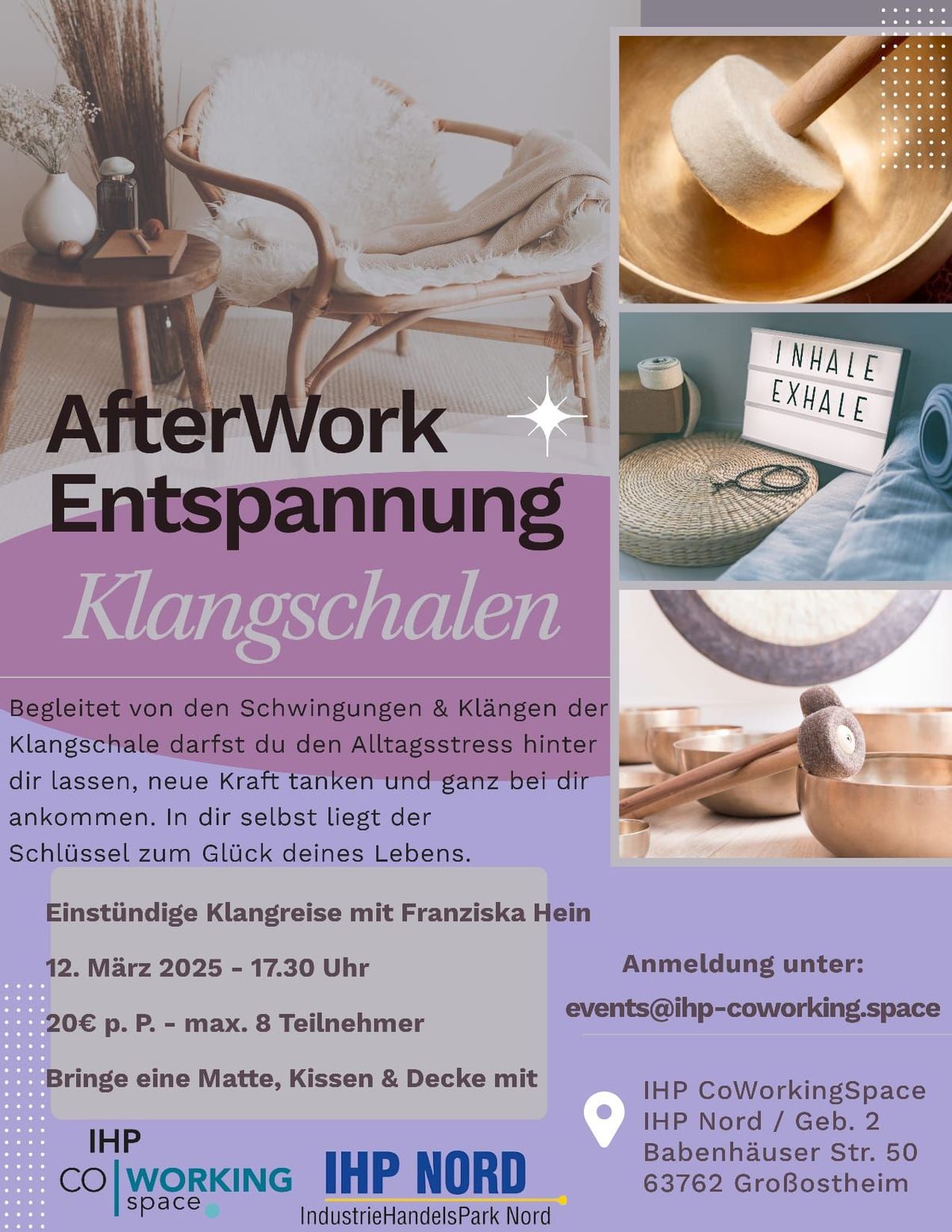 Klangschalen AfterWork Entspannung