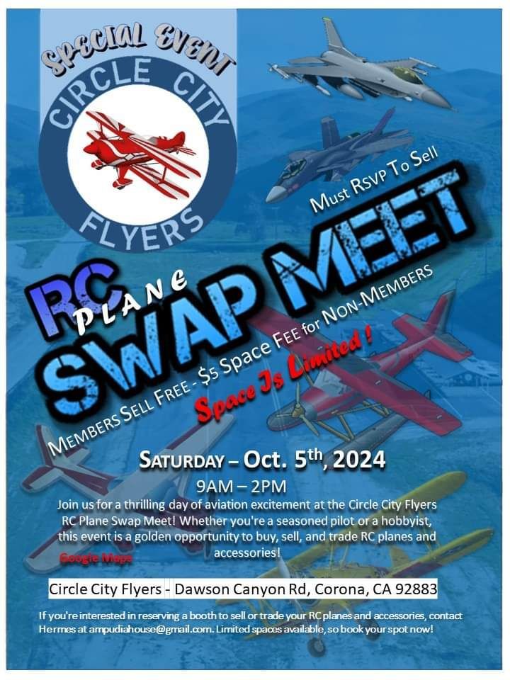 CCF RC Swap Meet - Corona Oct. 5