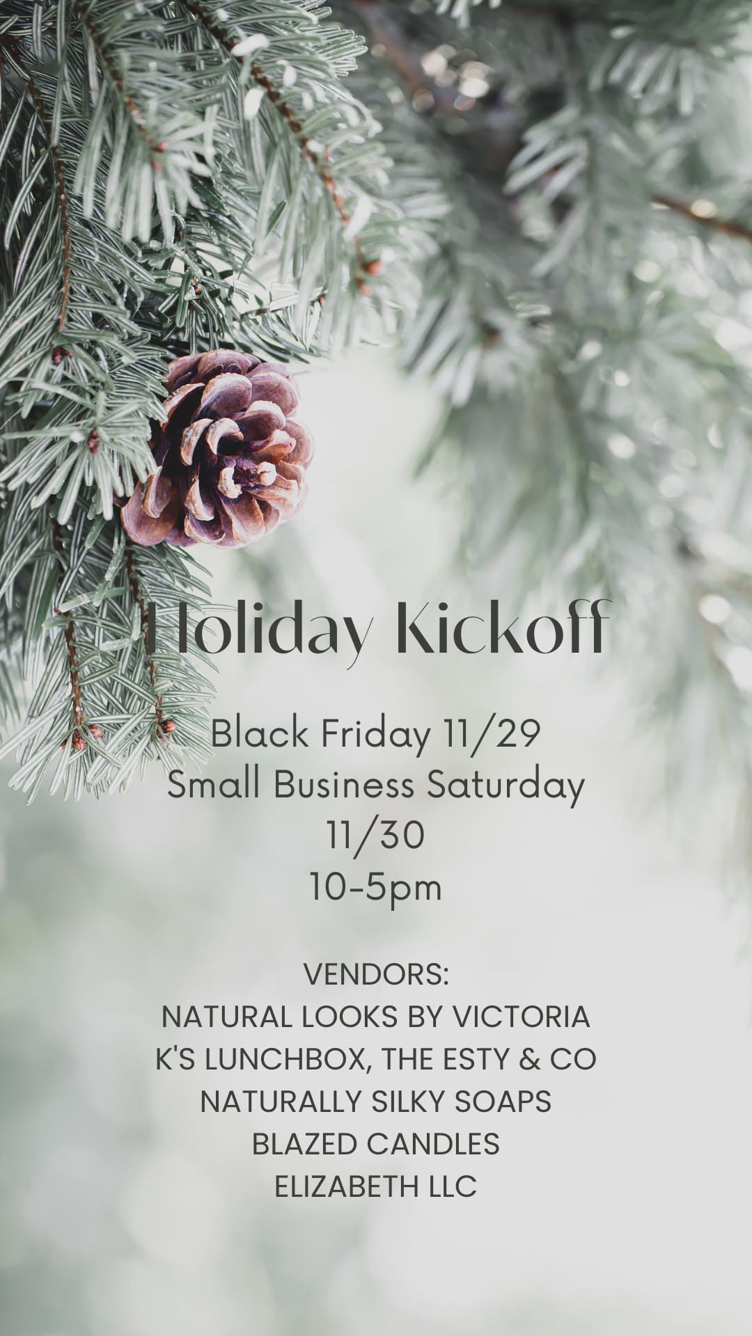 Black Friday & Small Business Weekend