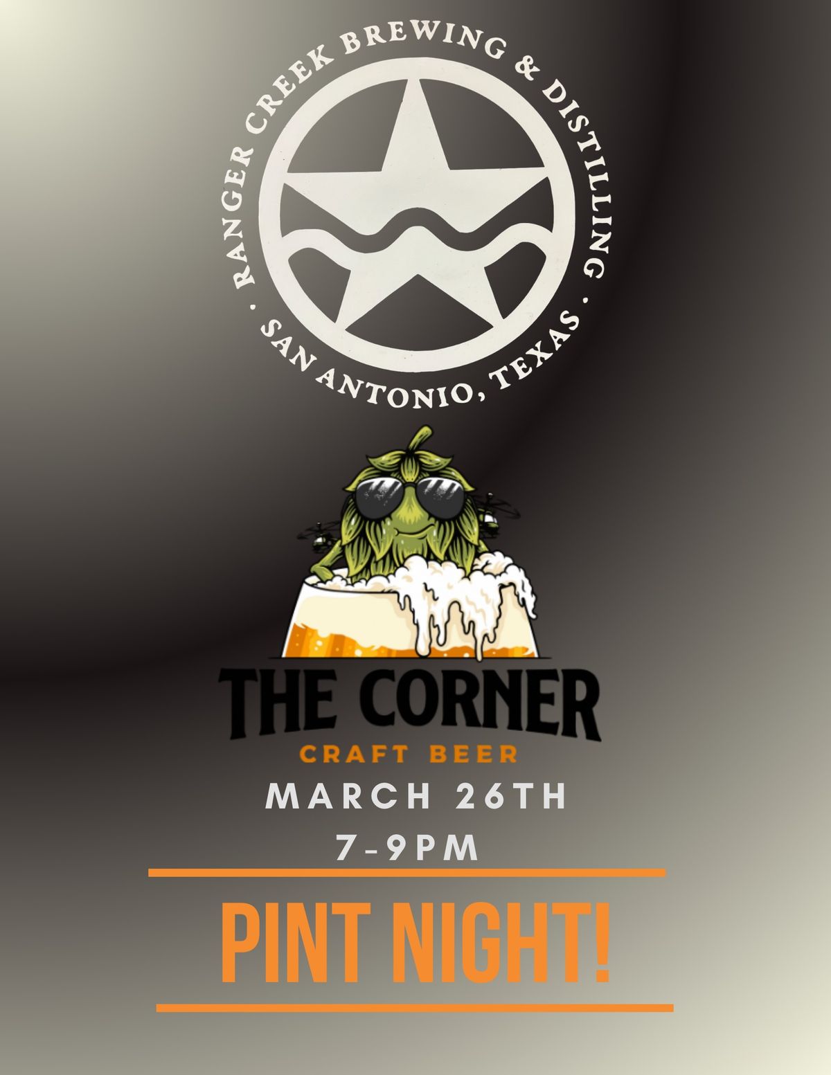 Ranger Creek Pint Night!