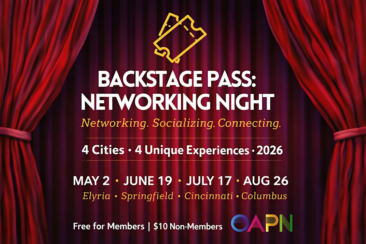 Backstage Pass: Half-Day Professional Development + Showcase Event