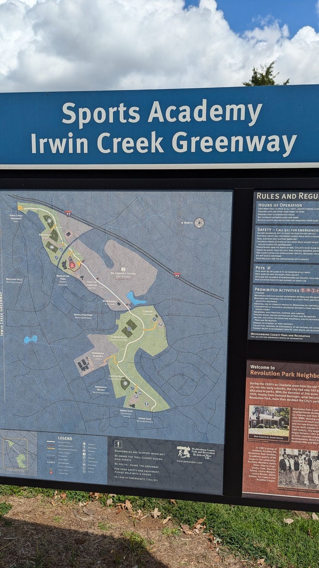 Irwin Creek Greenway Walk