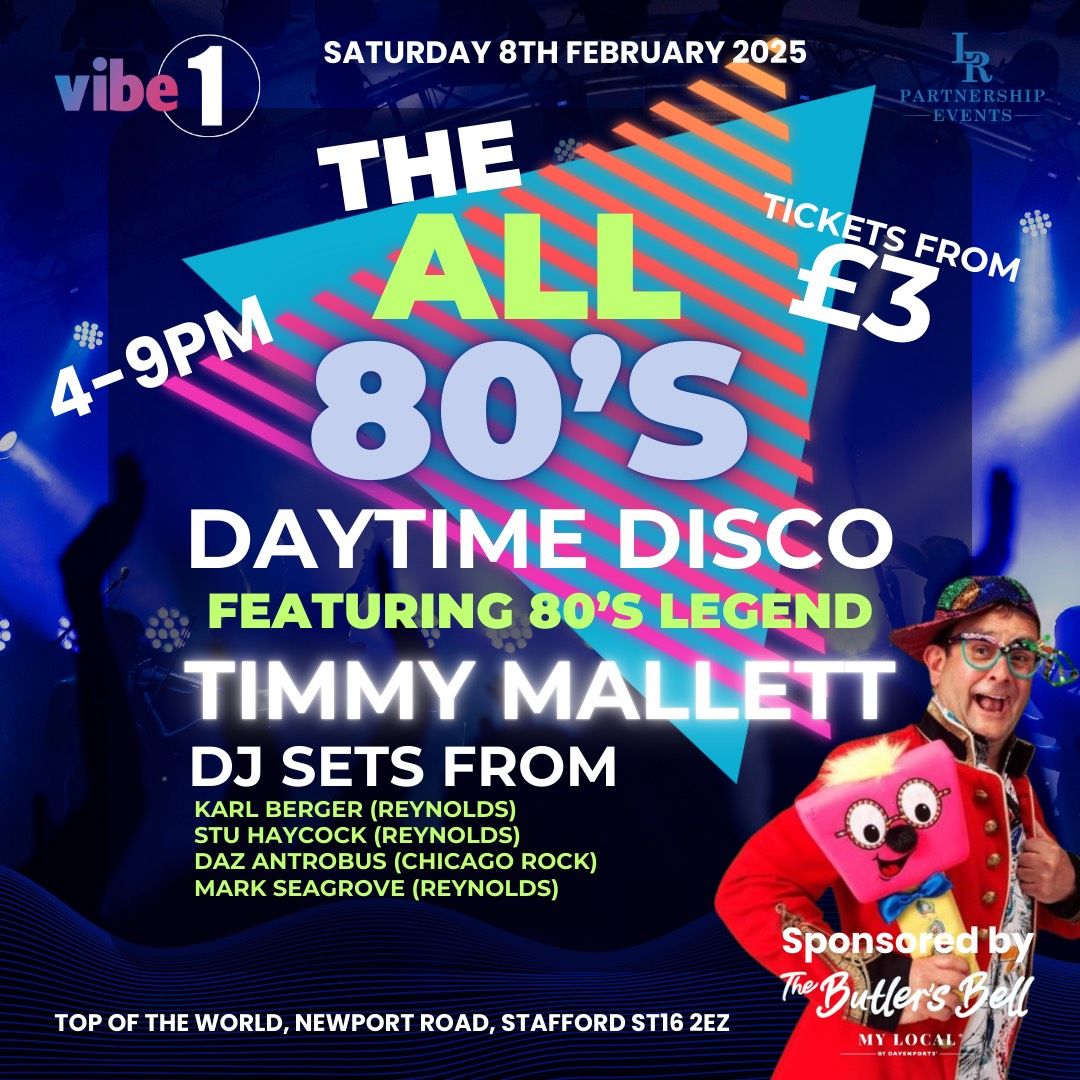 ALL 80's Featuring 80's legend Timmy Mallett