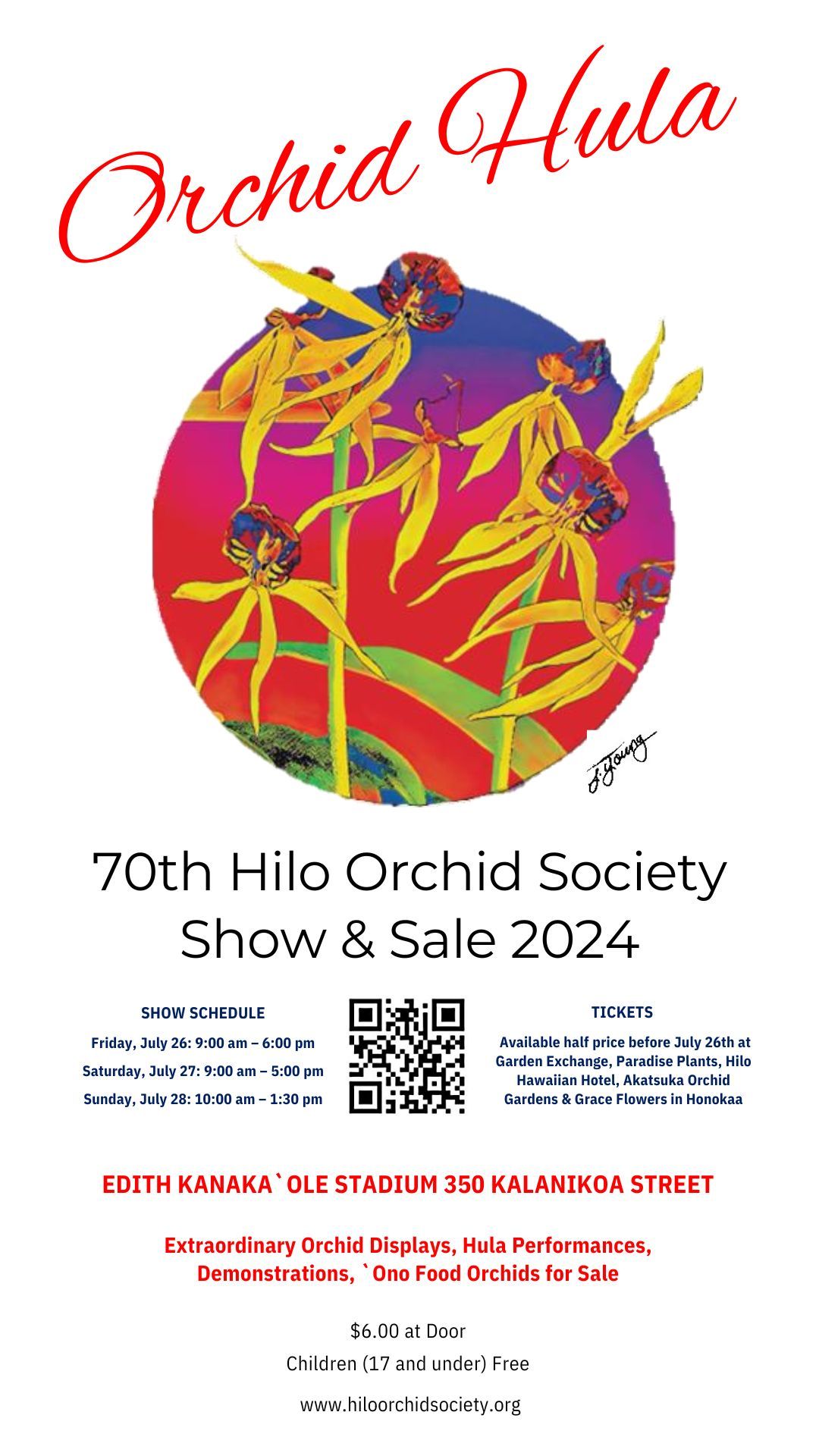 70th Orchid Show - Orchid Hula! \u2764\ufe0f
