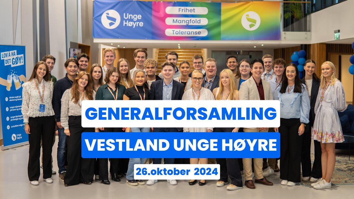 Generalforsamling: Vestland Unge H\u00f8yre 