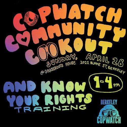 Copwatch Community Cookout