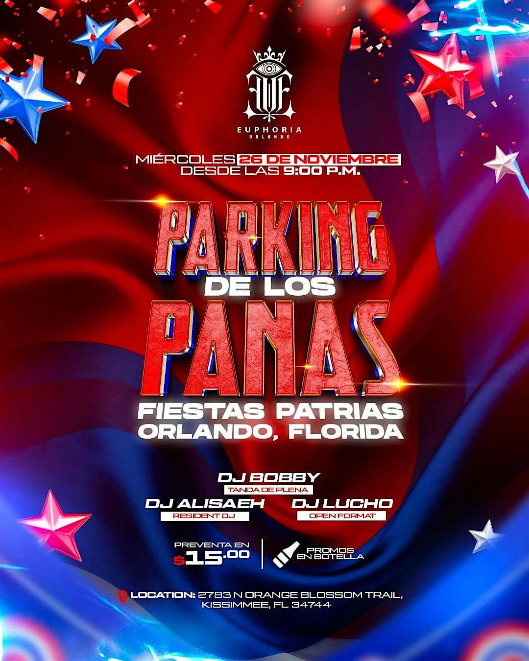 PARKING DE LOS PANAS FIESTAS PATRIAS @ORLANDO