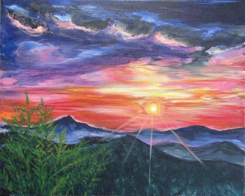 Blue Ridge Parkway Sunset