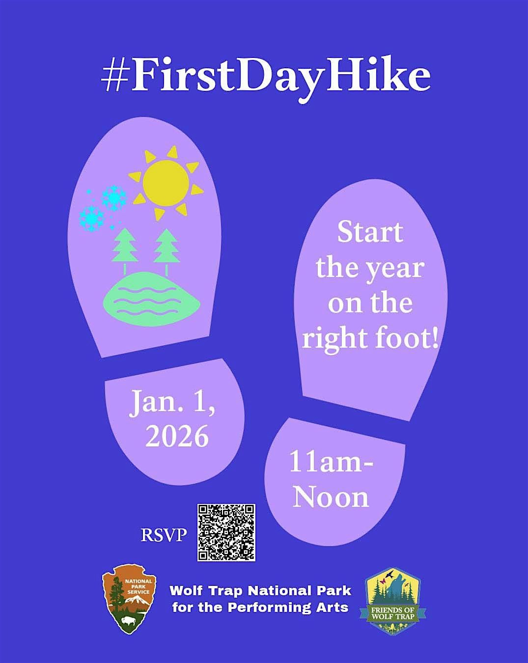 First Day HIke Wolf Trap National Park 1\/1\/2026