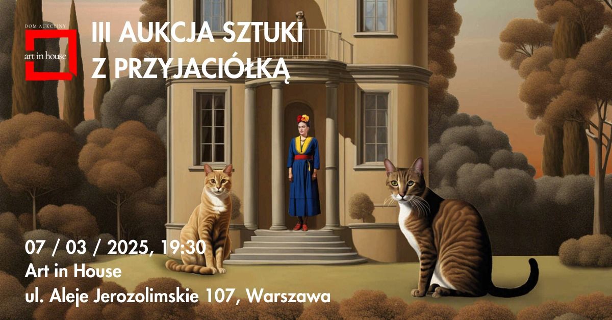 III AUKCJA SZTUKI Z PRZYJACI\u00d3\u0141K\u0104 | ART IN HOUSE