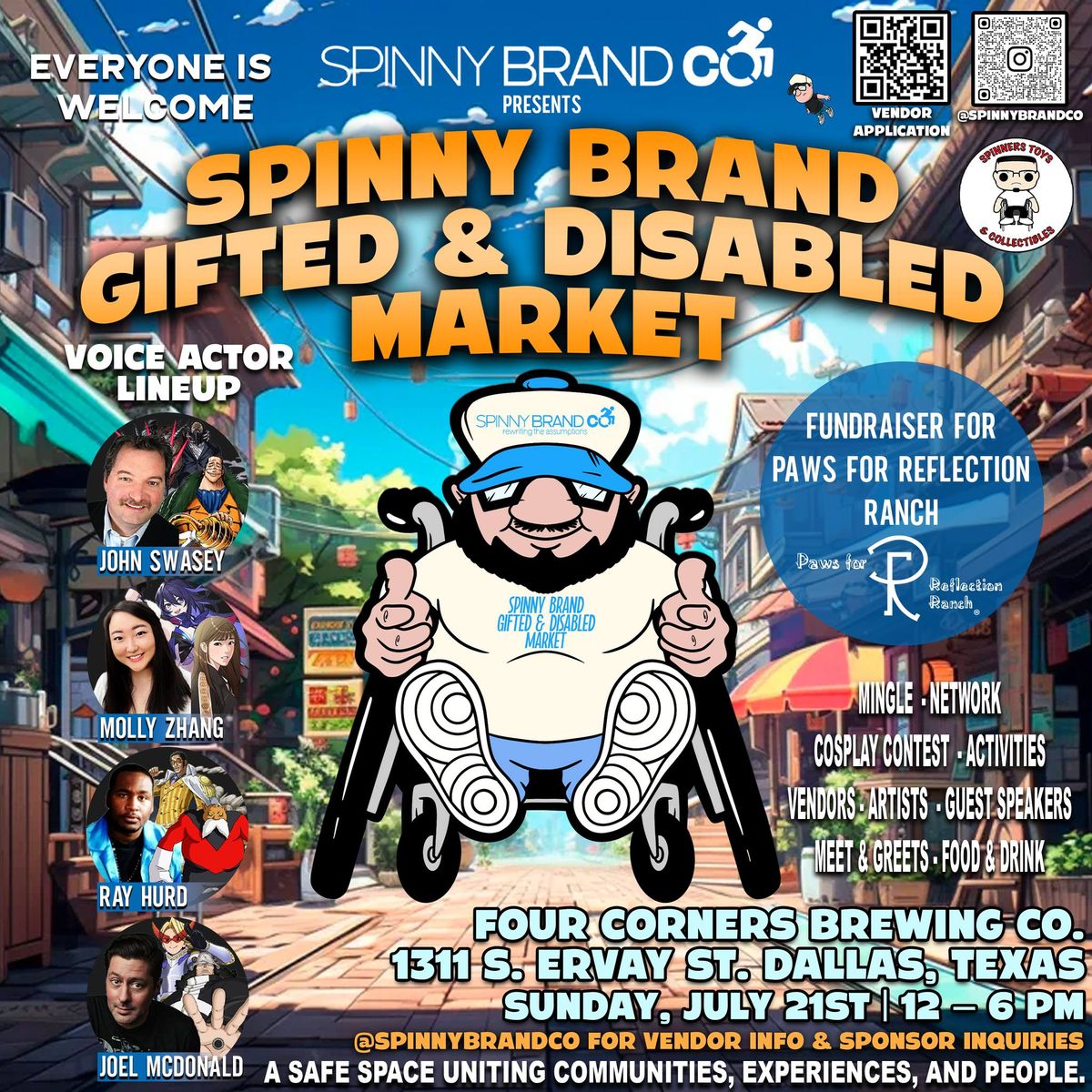 SPINNY BRAND: GIFTED AND DISABLED MARKET JULY