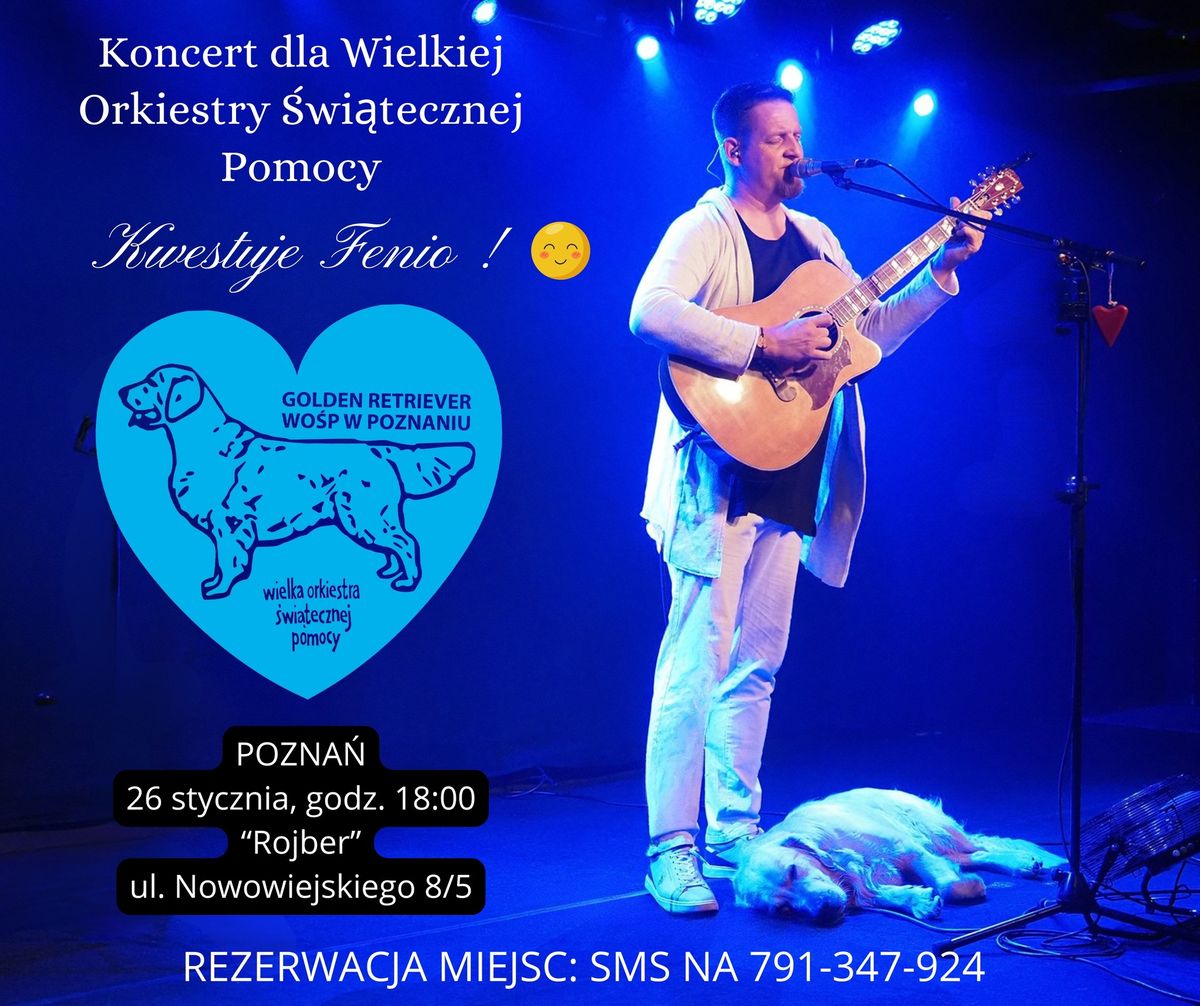 Micha\u0142 \u0141angowski i Fenio - koncert dla WO\u015aP w Poznaniu + LIVE