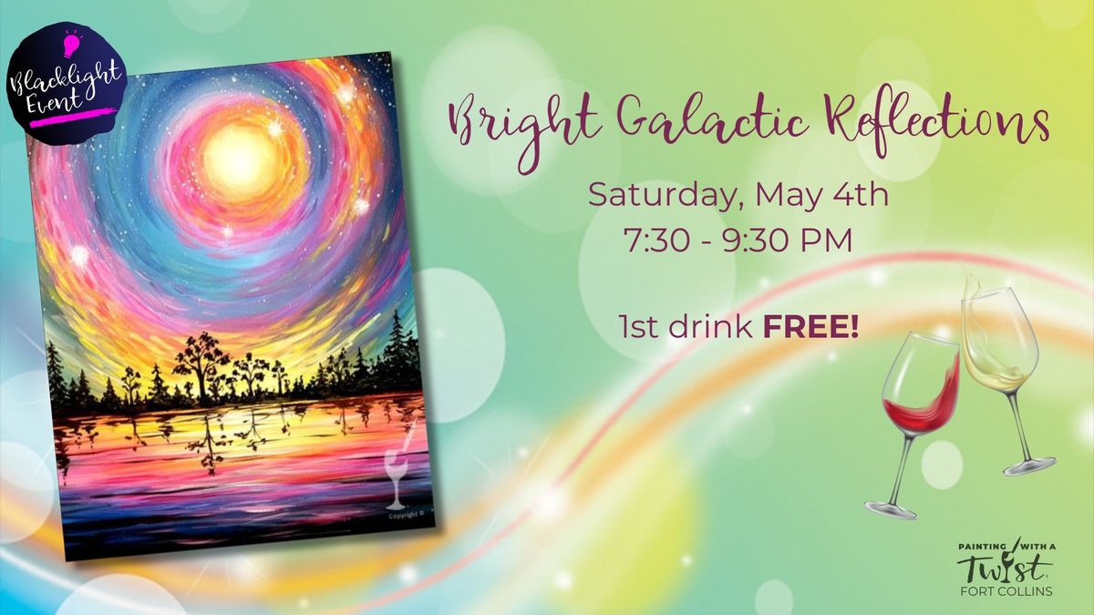 *Blacklight event* 1st drink free, add a candle!
