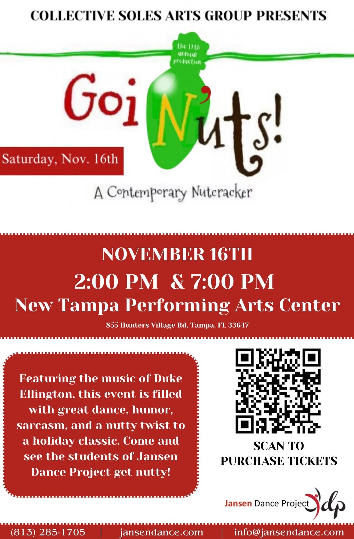 Goin\u2019Nuts! - Tampa\u2019s Only Contemporary Nutcracker