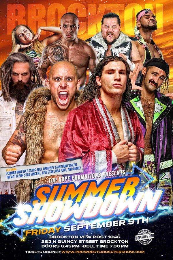 Trp Wrestling Summer Showdown 2022 Brockton Vfw Post 1046 9 September