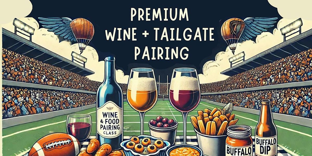 Premium Wine and Tailgate Bites Pairing