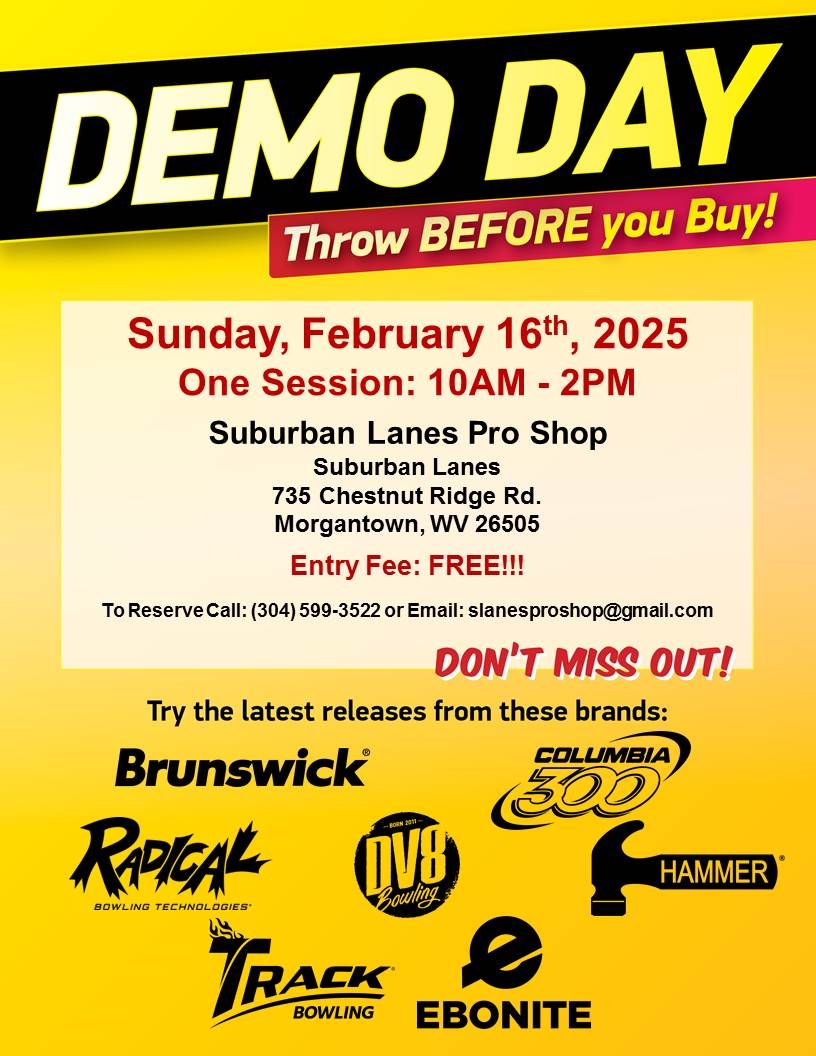 Demo Event: Suburban Lanes Pro Shop