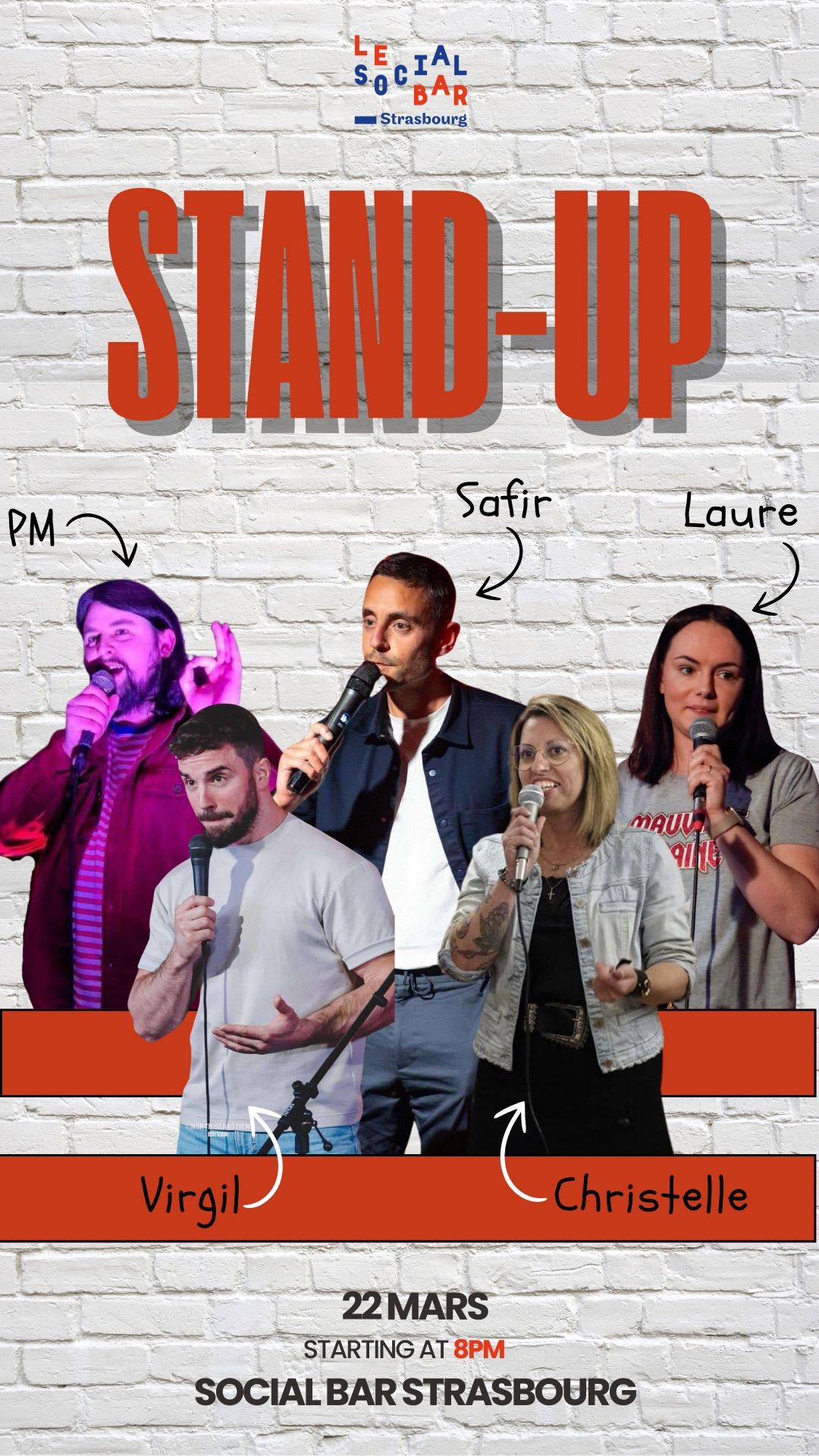 Soir\u00e9e Stand-up \ud83c\udfa4 