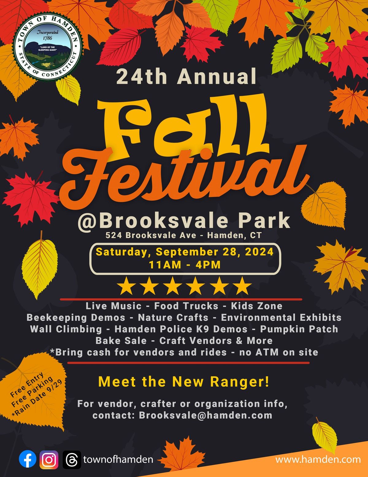  24th Annual Fall Festival at Brooksvale Park 