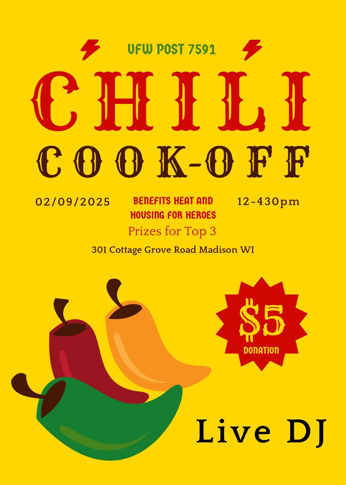 Super Bowl Chili Cook-Off