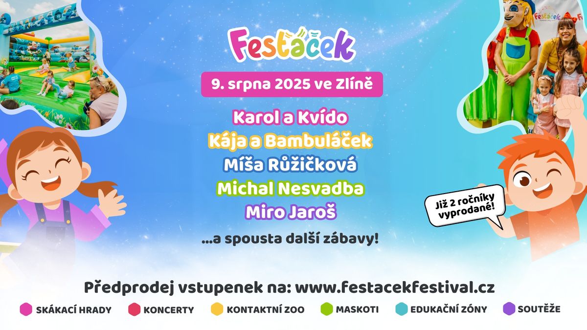 Fes\u0165\u00e1\u010dek Festival - 9.8.2025 - ZL\u00cdN