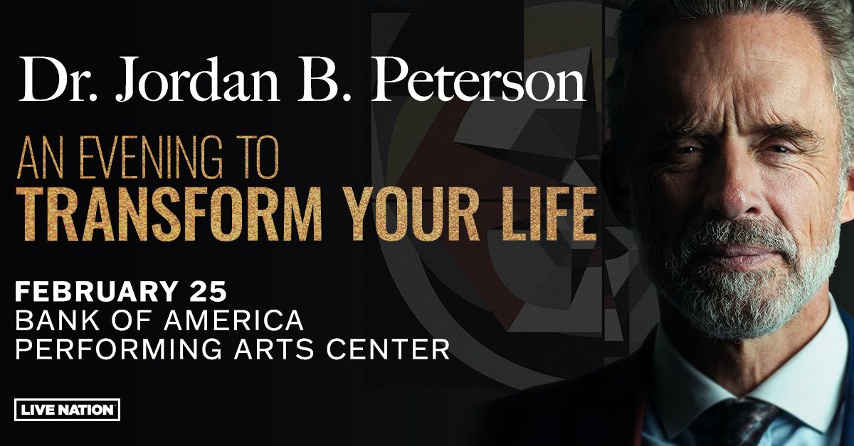 Dr. Jordan B. Peterson: An Evening to Transform Your Life