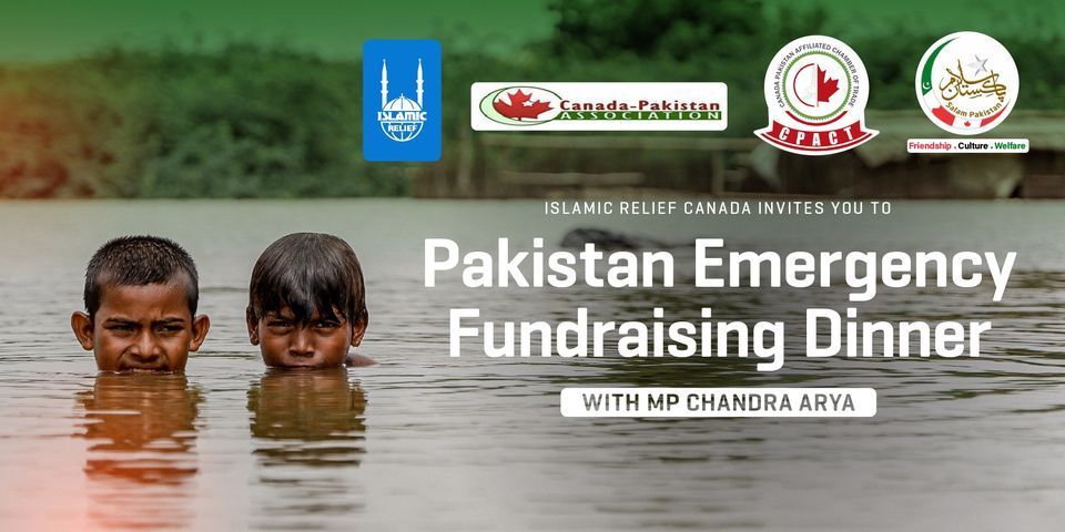 Pakistan Floods Fundraiser Lunch with MP Chandra Arya In Ottawa