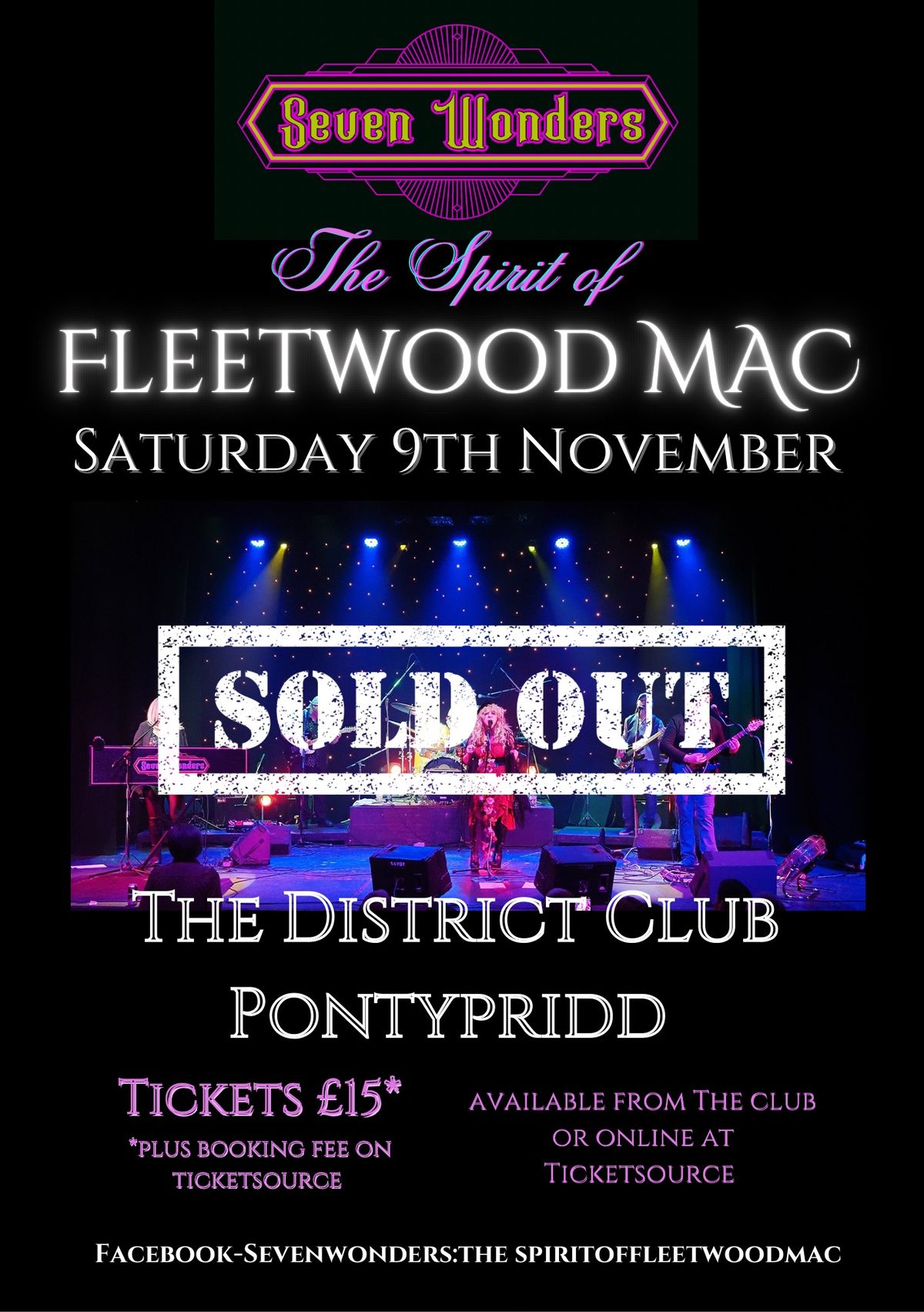 Seven Wonders-Fleetwood Mac Tribute @ The District Club,Pontypridd  