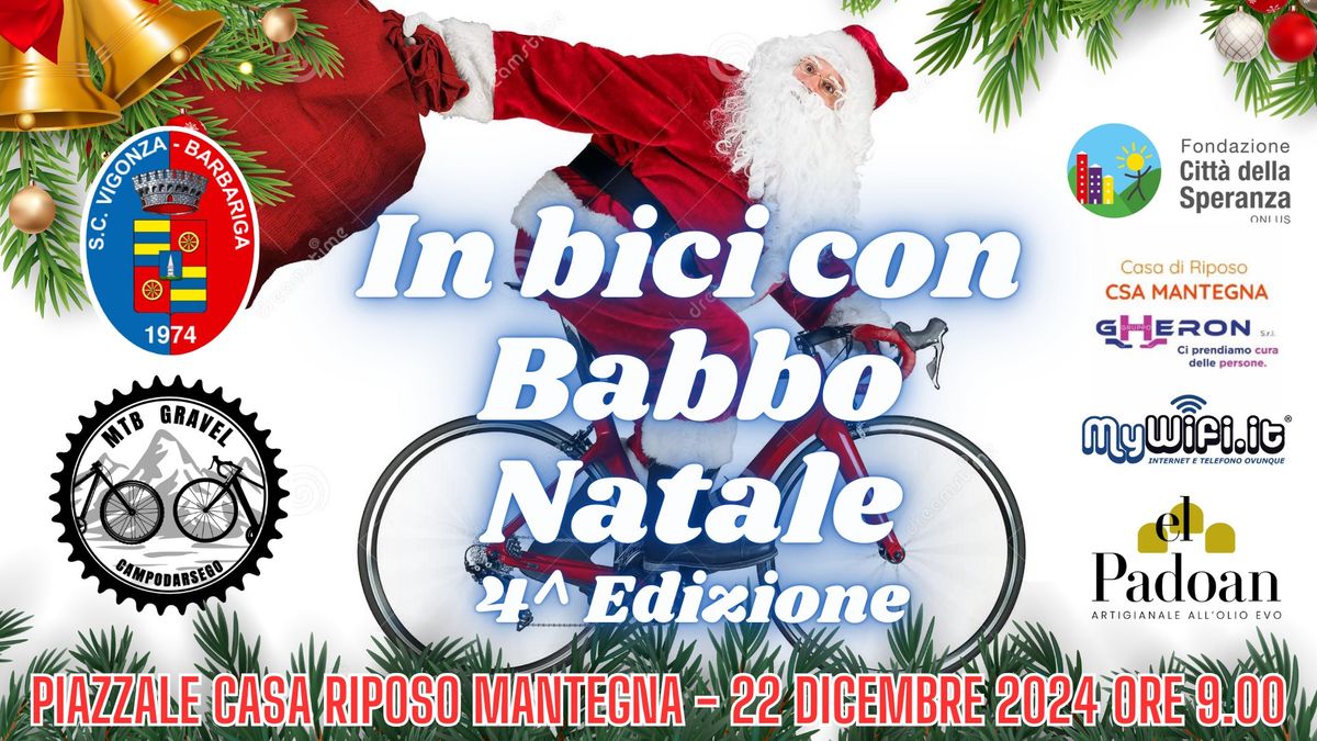 In bici con Babbo Natale 4\u00aa Edizione