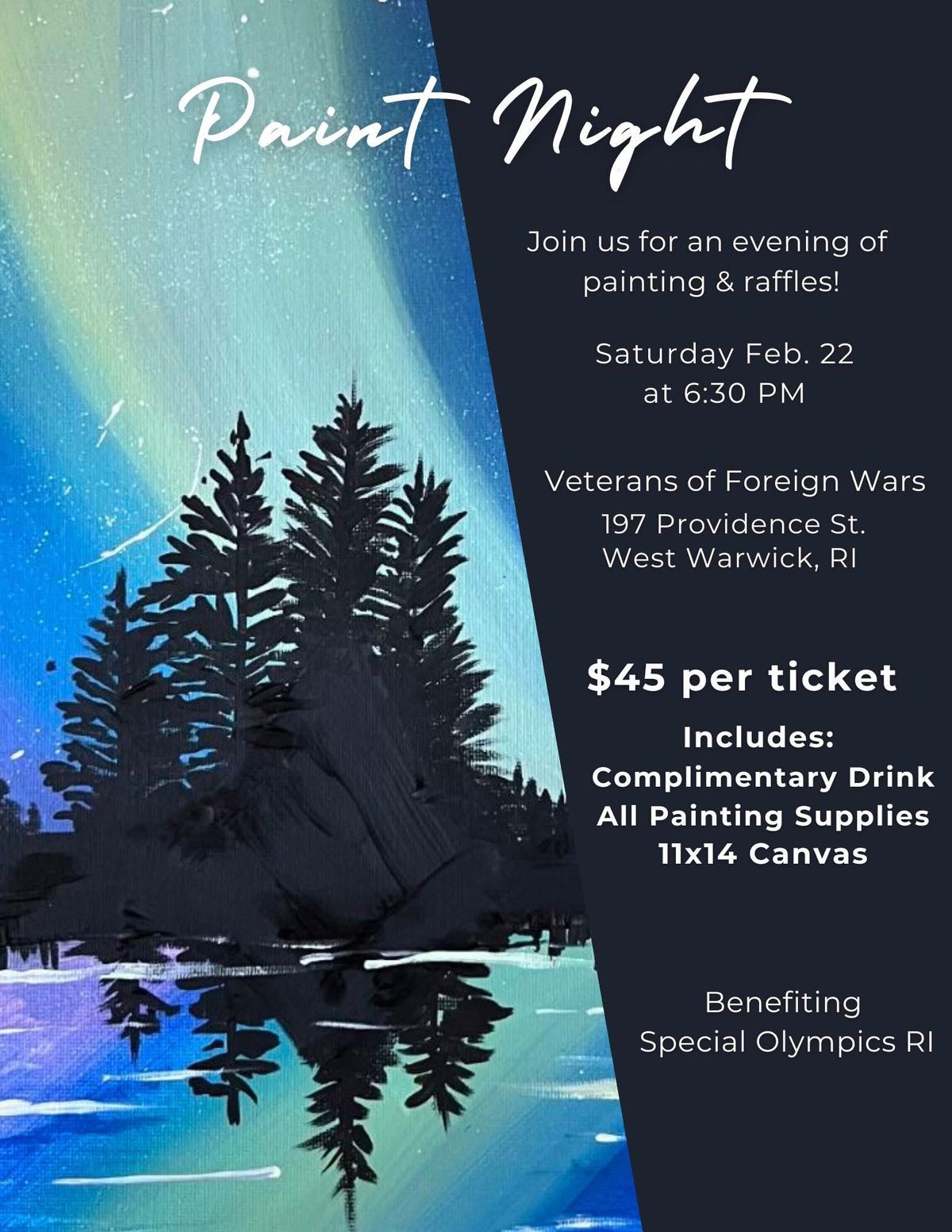 Sip & Paint Night! Under the Northern Lights