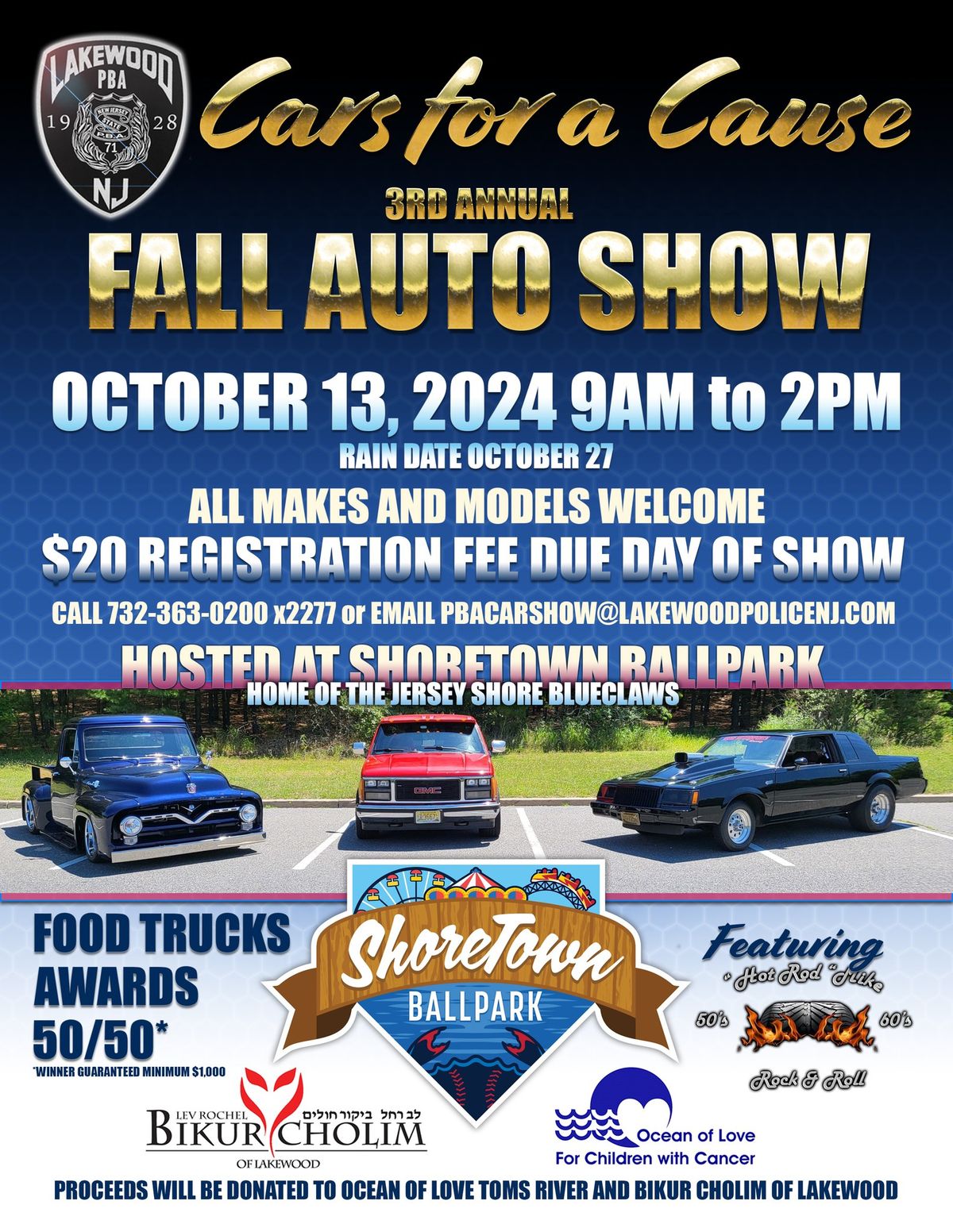 CARS FOR A CAUSE 3RD ANNUAL FALL AUTO SHOW