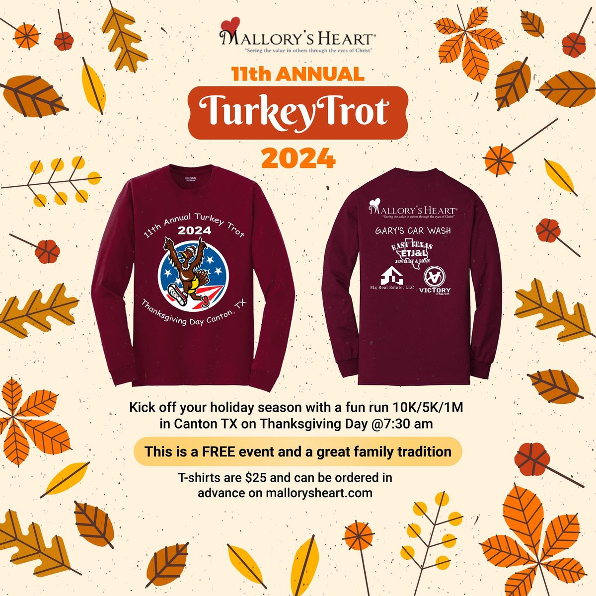 11th annual Canton Texas Turkey Trot