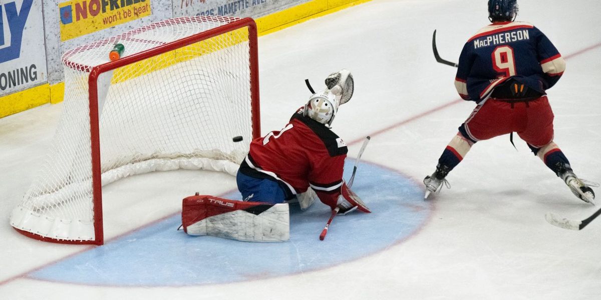 Merritt Centennials at Kamloops Storm