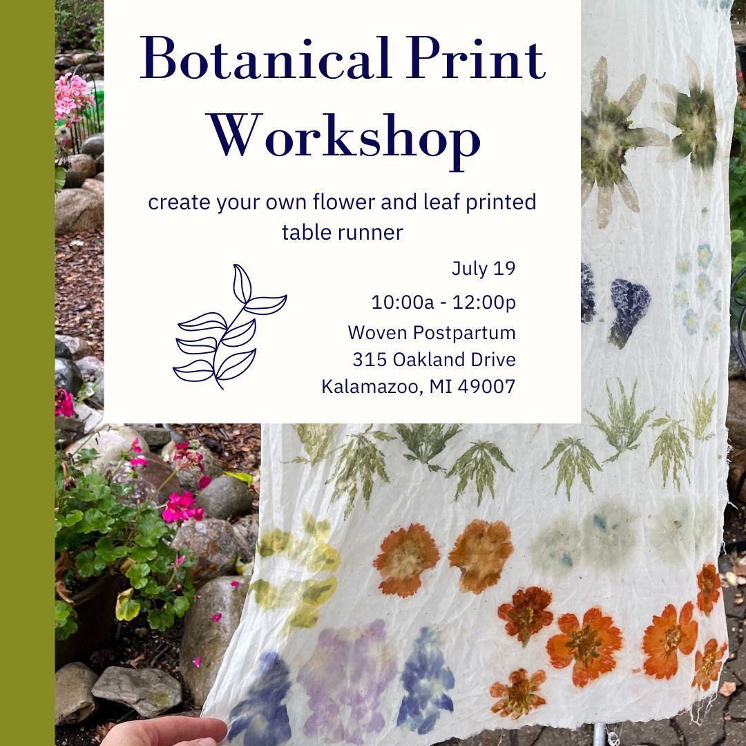 Botanical Print Workshop