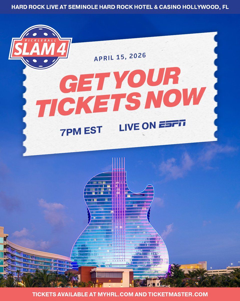 Pickleball Slam 4 at Hard Rock Live - Hollywood