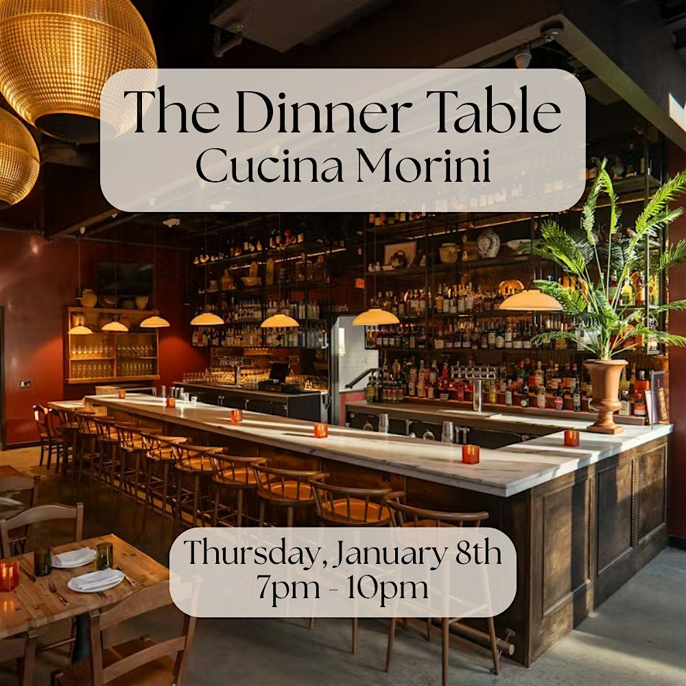 The Dinner Table at Cucina Morini (DC)