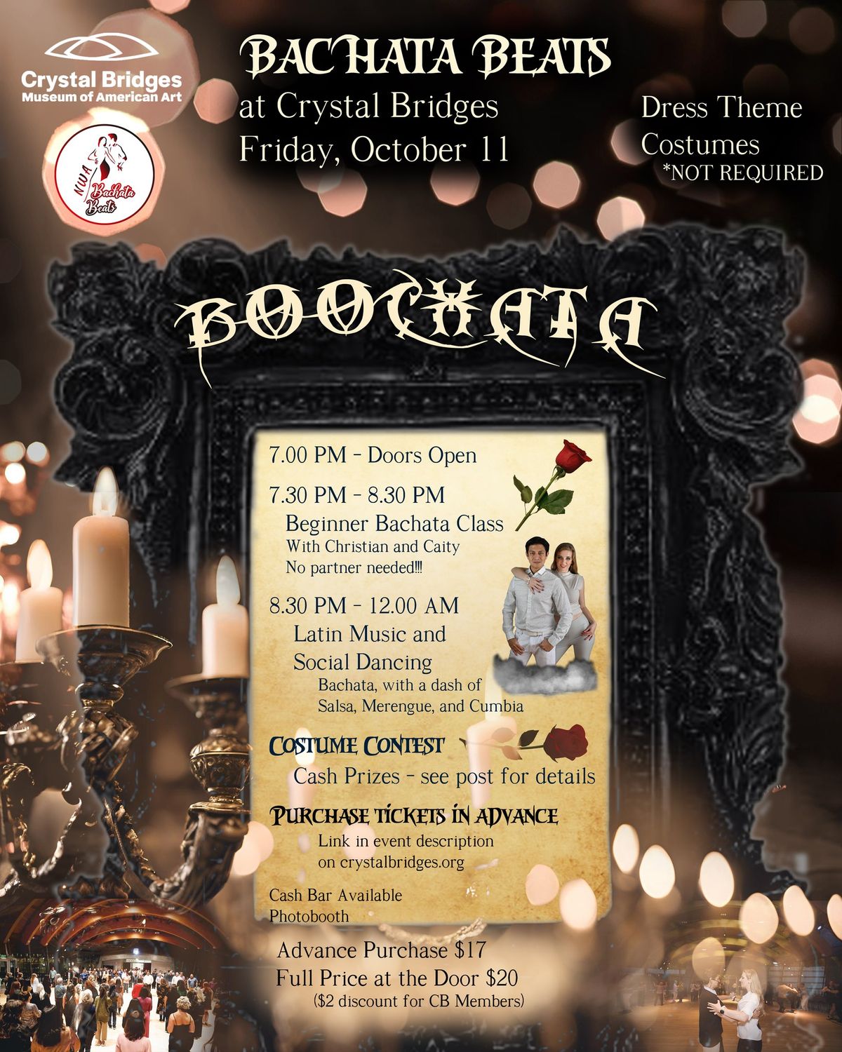 Oct11 - Boochata - Bachata Beats at Crystal Bridges Halloween Edition