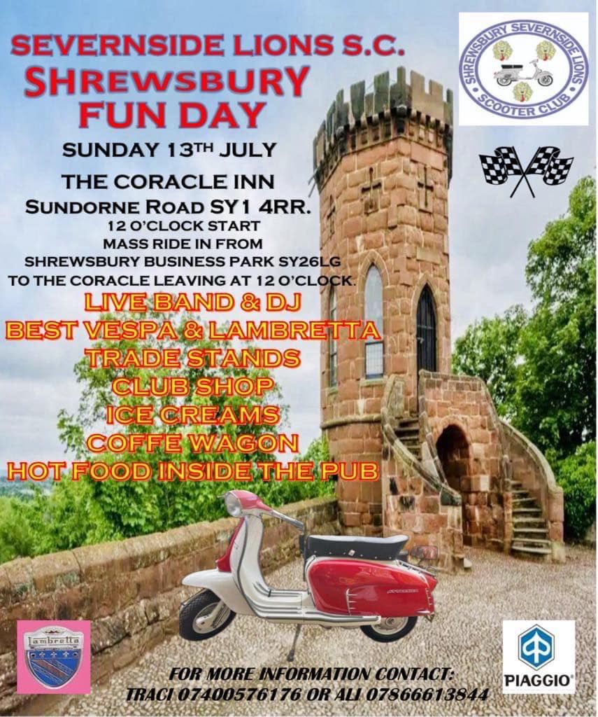 Severnside lions scooter clubs annual Funday!!!