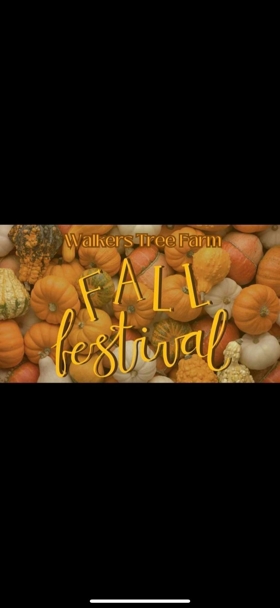 Walker's Tree Farm 2nd annual Fall Festival