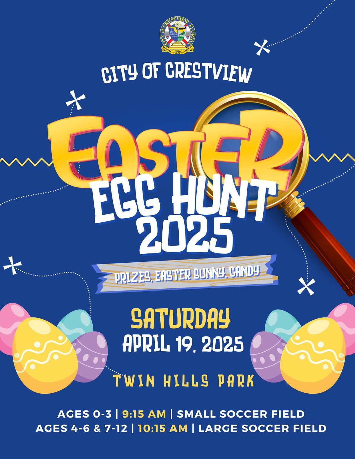 City of Crestview Easter Egg Hunt 2025