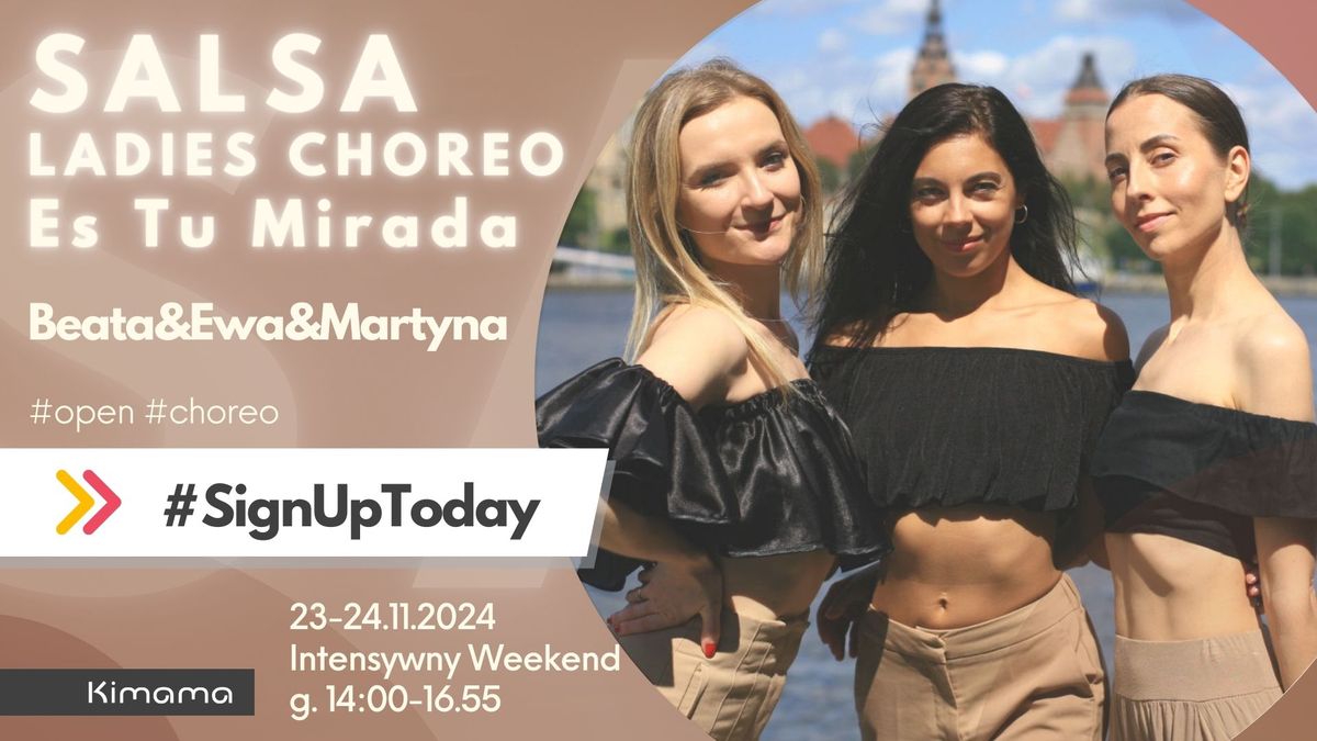 SALSA LADIES choreo  ES TU MIRADA Intensywny Weekend 23-24.11.2024